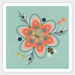 Hum of Spring Sticker